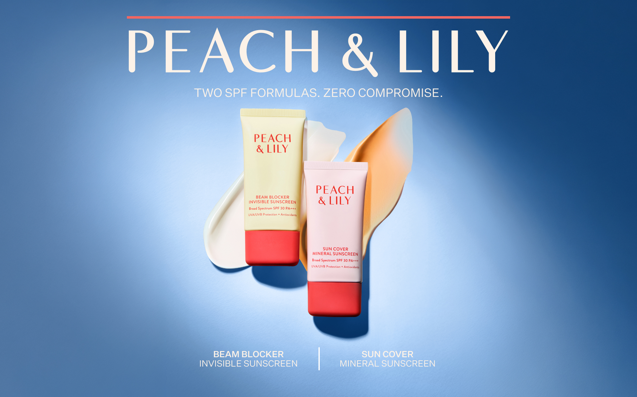 Peach & Lily Sunscreen Products